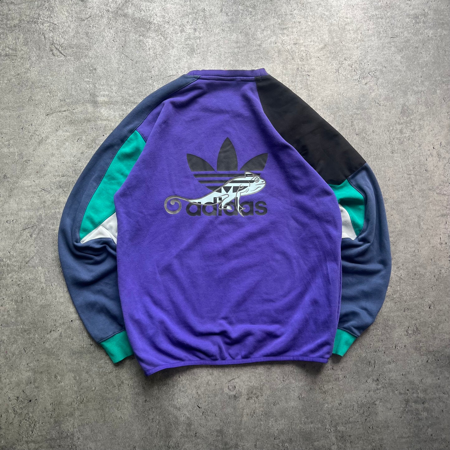 Purple Adidas Crewneck