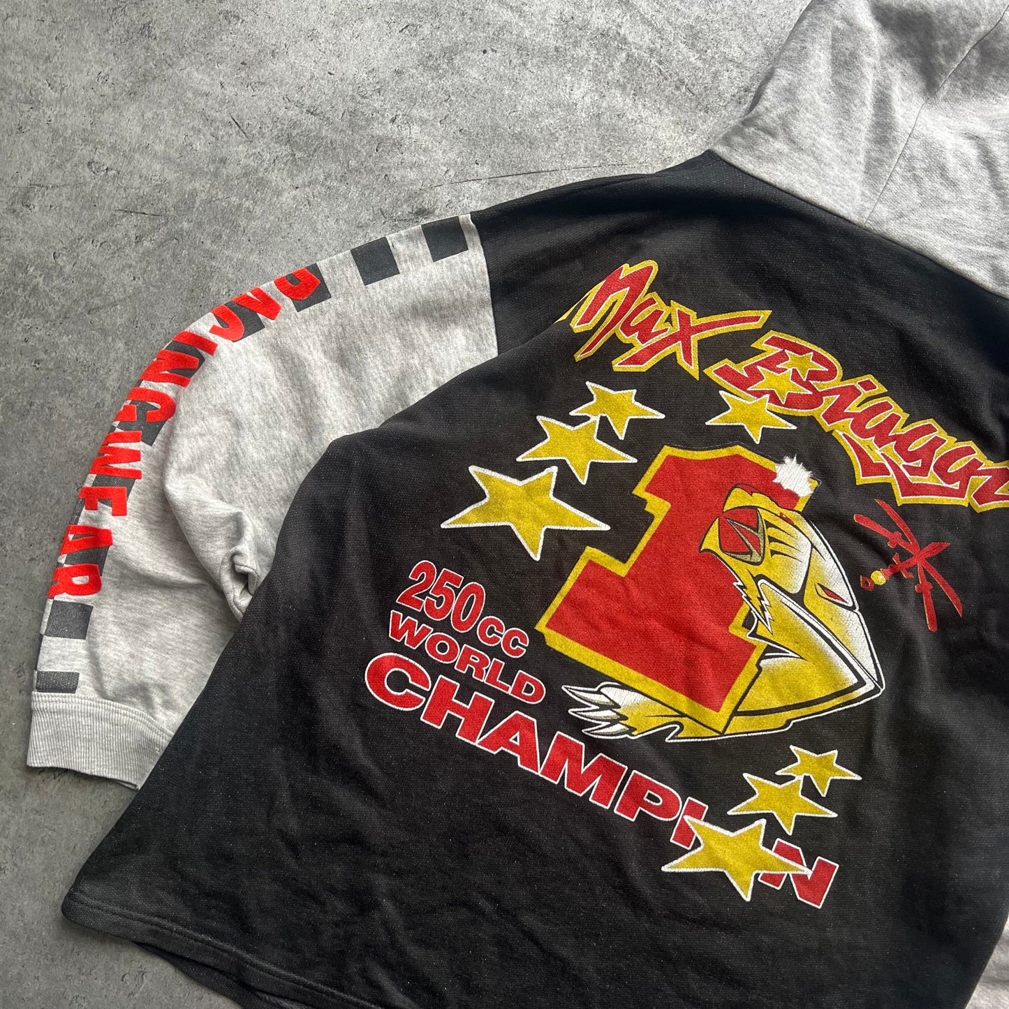 Vintage Max Biaggi Motive Hoodie