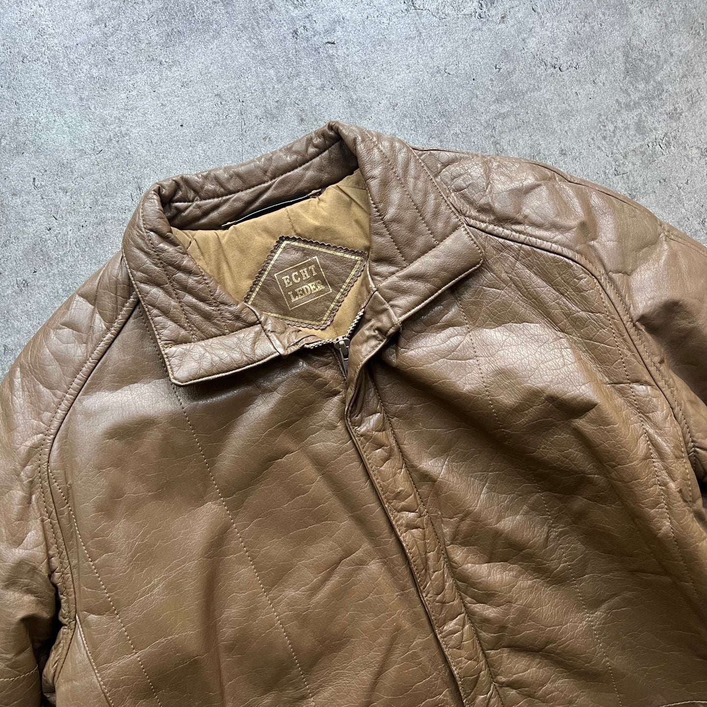 Light Brown Leather Coat