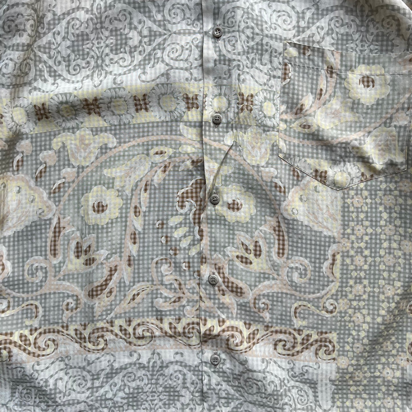 Beige Pattern Shirt